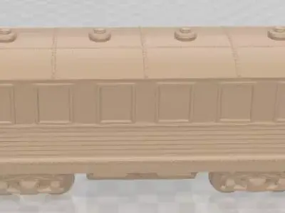 Jupiter Steam Train 1868 Printable 3D print model