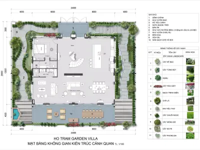 Ho Tram Villa Garden 3D model