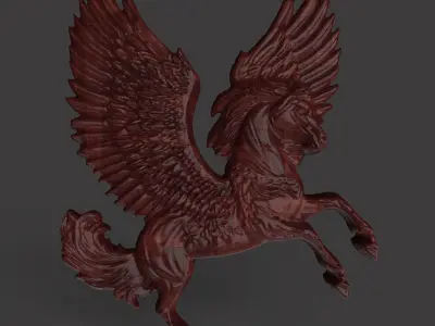 horse cnc 1 3D print model