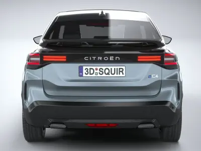 Citroen C4 2025 3D model purchase