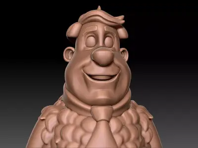 Fred Flintstone  3D print model