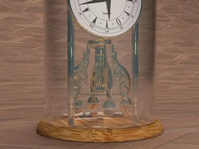 Lantern Clock 4K 3D model