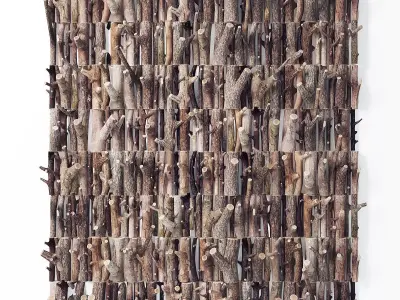 Panel firewood 3D model