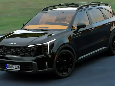 2025 Kia Sorento SX 3D model