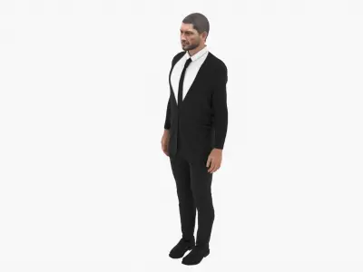 Dave Bautista Low-poly 3D model