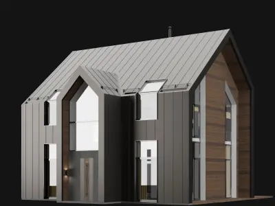 Modern house 06 3D model