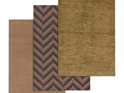 Rug Set 1963 3D model