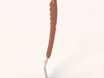 BBQ Spatula 02 3D model