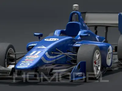 Dallara Indy Lights 2015 PBR Low-poly 3D model