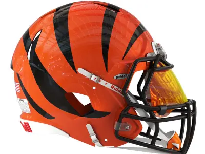 Riddell speed helmet cincinnati bengals 3D model