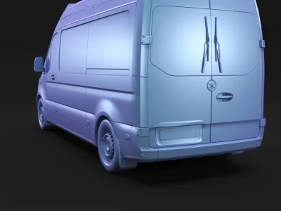 German Ambulance van 3D model