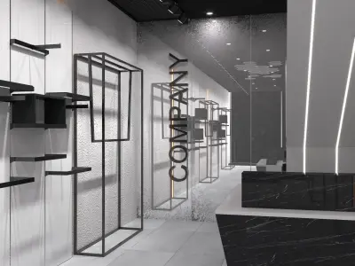 Shopping wear corona render 3D model