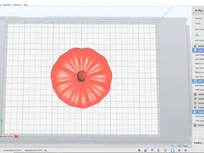 Jack-o-Lantern Pumpkin  3D print model