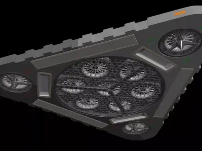 Triangle Drone - Tr3B Kit - Concept 3D print model