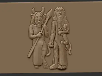 Epic of Gilgamesh 3D print model