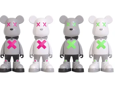 Luxury Big Bear Low-poly 3D model