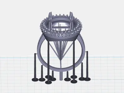 Mabe Pearl Ring mod02 3D print model