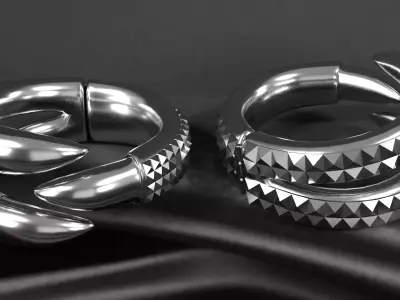 Claw bracelet 3D model