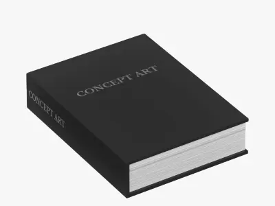 Book -Concept Art 3D model