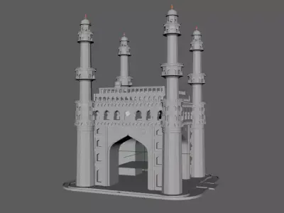 Indian temple 3D model buy