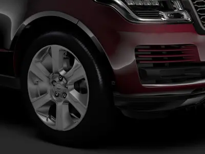 Range Rover HSE Td6 L405 2018 3D model