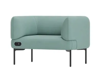 Haworth Cabana Individual Lounge S9L2-0 3D model