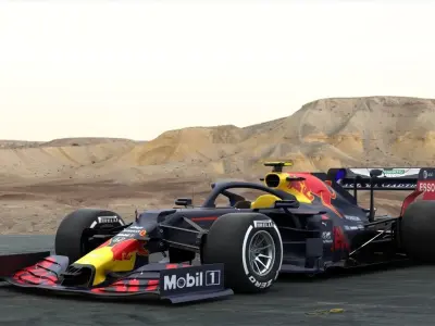 F1 Red Bull RB16  2020 3D model