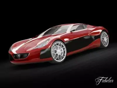 Rimac Concept One 3D model