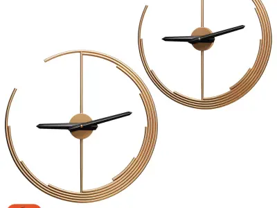  oein   wall clock 3D model