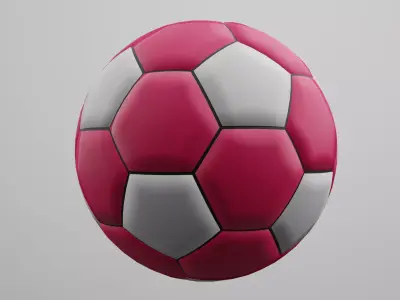 Soccer ball model 3D print model