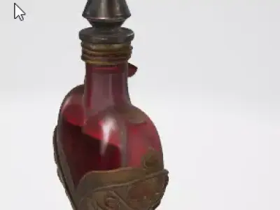 Fragrance Bottle 3D Model  High Quality Cosmetic Prop 3D model