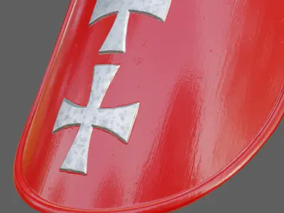 Gdansk Coat of Arms 3D model