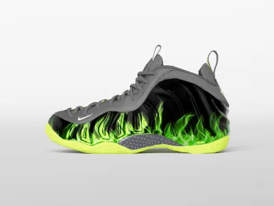 Nike Air Foamposite Paranorman  Low-poly 3D model