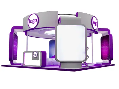 Booth Exhibition Stand a40 mov 3D model