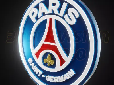 PSG logo - Cinematic  - 3D print 3D model