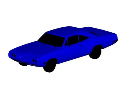 Dodge Corone 1969 3D model