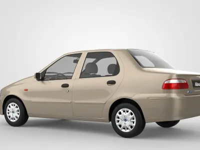 Fiat Albea 2003 3D model
