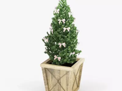 Christmas tree 01 3D model