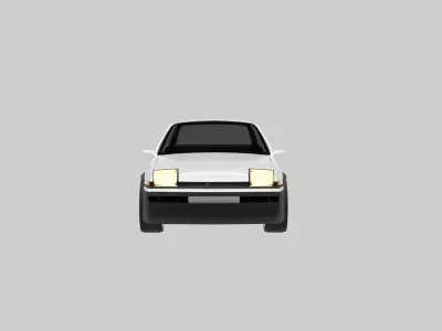 Toyota AE86 Sprinter Trueno 3D model