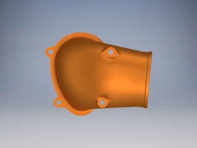 C20xe Powercap 80 mm no fitting RIGHT PIPE  3D print model