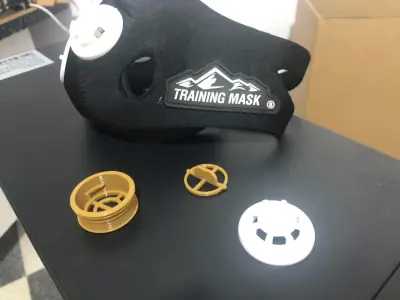 traning mask filter adaptor  3D model