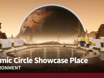 Cosmic Circle Showcase Place 3D model