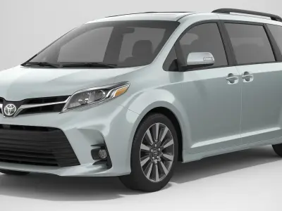 Toyota Sienna 2020 3D model