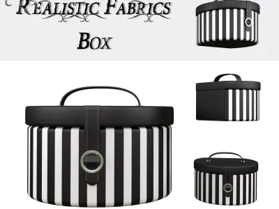 Round Decor Box - Jewellery Box 3D model