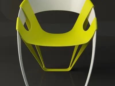 Dry Leaf Chair Low-poly 3D model