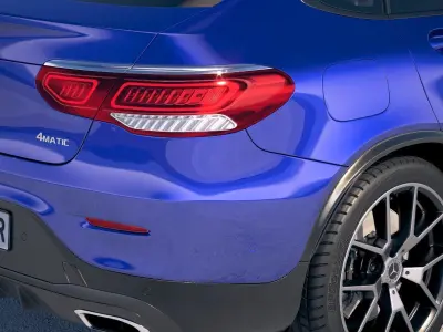 Mercedes-Benz GLC coupe 2020 3D model