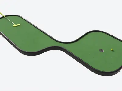 Miniature Golf Course 07 3D model