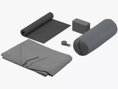 Gym MANDUKA YOGA EQUIPMENT 3D model