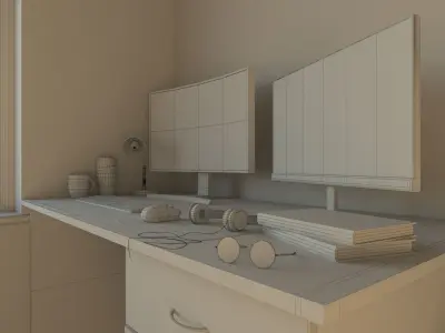 Teenagers Bedroom Free 3D model
