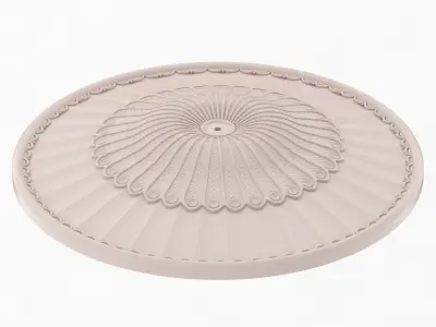 Classic Ceiling Medallion 58 3D model